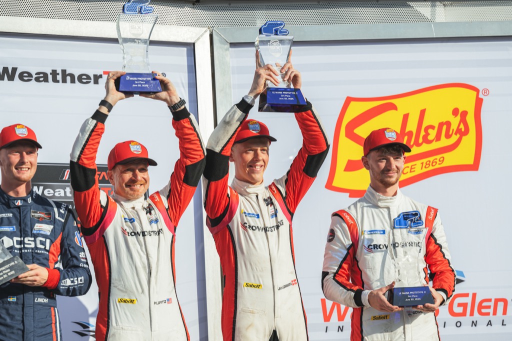 Tiltrængt podieplacering efter seks hårde timer på Watkins Glen.
(Foto: DPPI Images)
